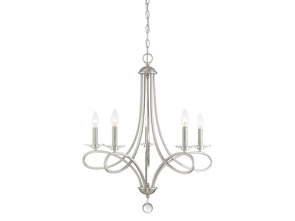Meridian Five Light Chandelier