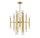 Meridian M10040NB 24 Lumière Suspendu en laiton naturel