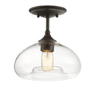 Meridian M60017ORB Une lumière semi--Plafonnier en bronze huilé
