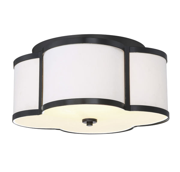 Meridian Three Light Semi-Flush Mount