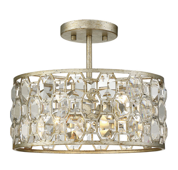 Meridian Two Light Flush Mount