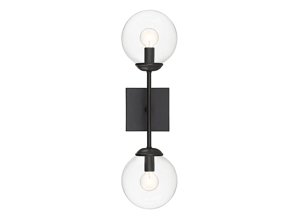 Meridian M90001-BK Deux lampes Murale en noir