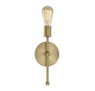 Meridian M90005-322 Une lampe Murale en laiton naturel