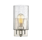 Lumière Meridian M90013PN Une lampe Murale en nickel poli