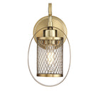 Lumière Meridian M90015NB Une lampe Murale en laiton naturel