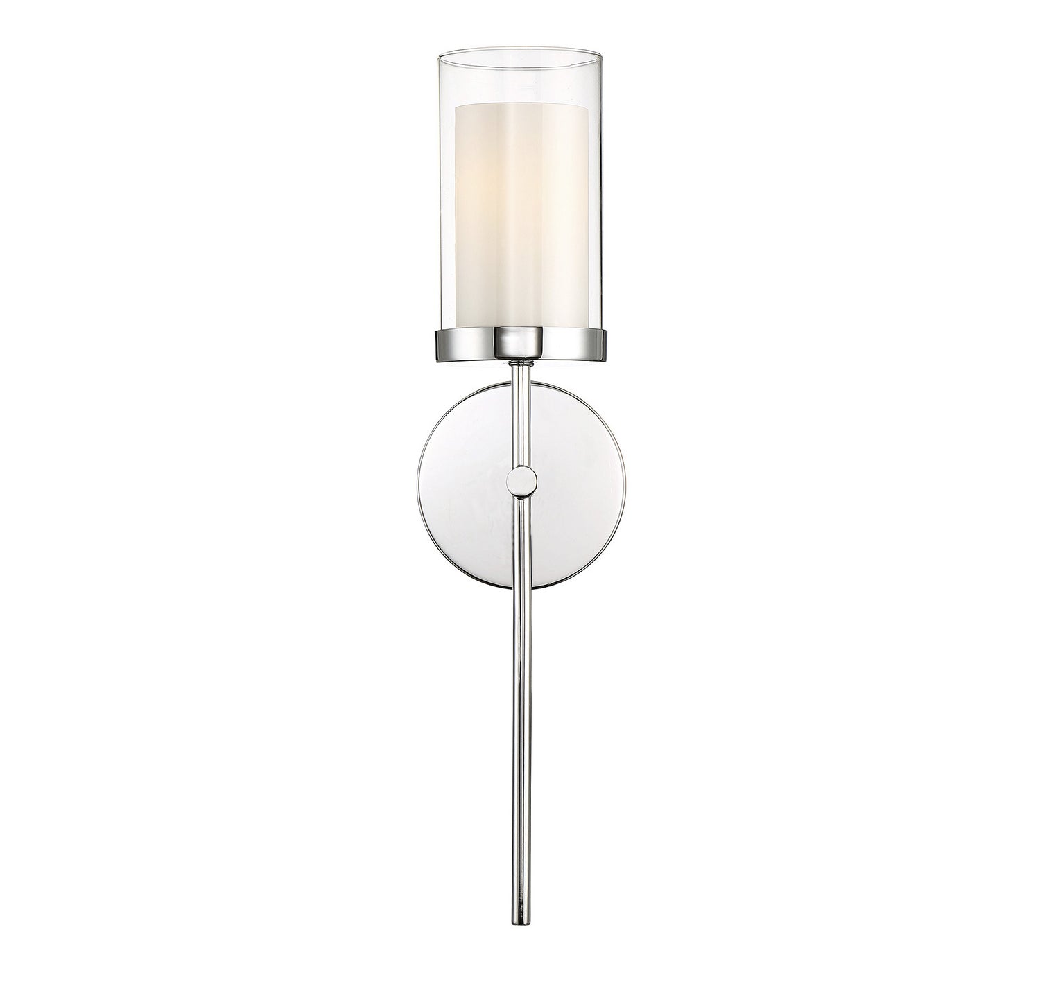 Lumière Meridian M90016CH Une seule lampe Murale dans Chrome