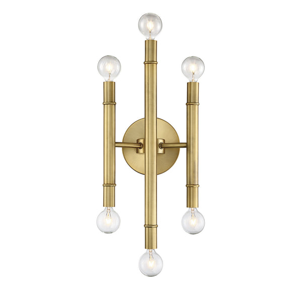 Meridian Six Light Wall Sconce