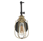 Lumière Meridian M90022ORBNB One Murale en bronze huilé avec laiton naturel