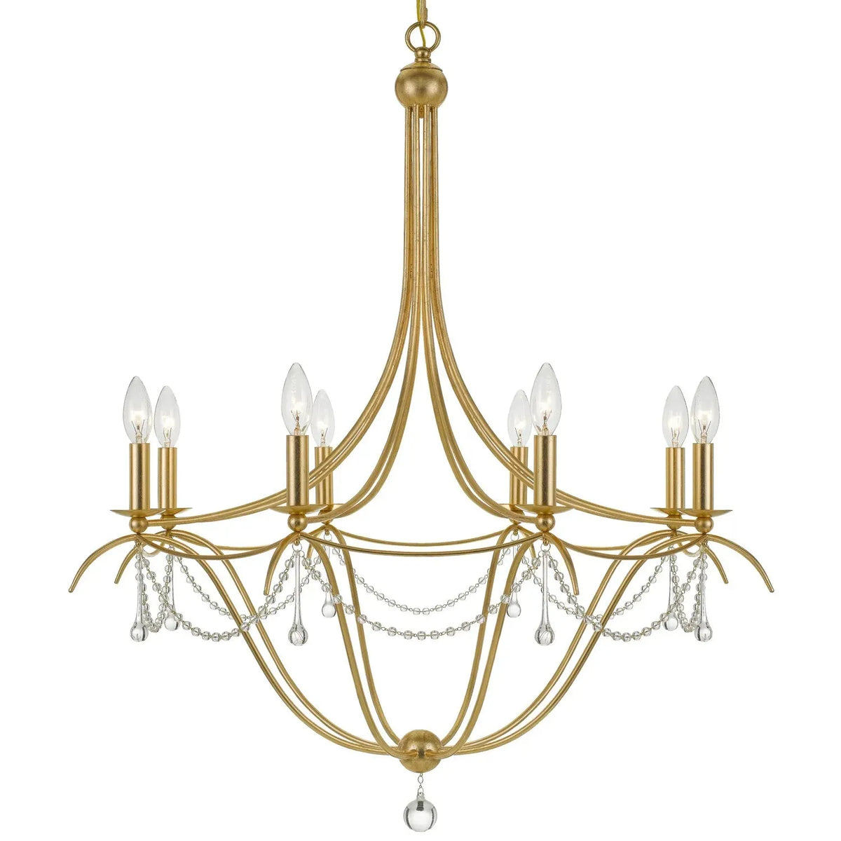 Metro Eight Light Chandelier
