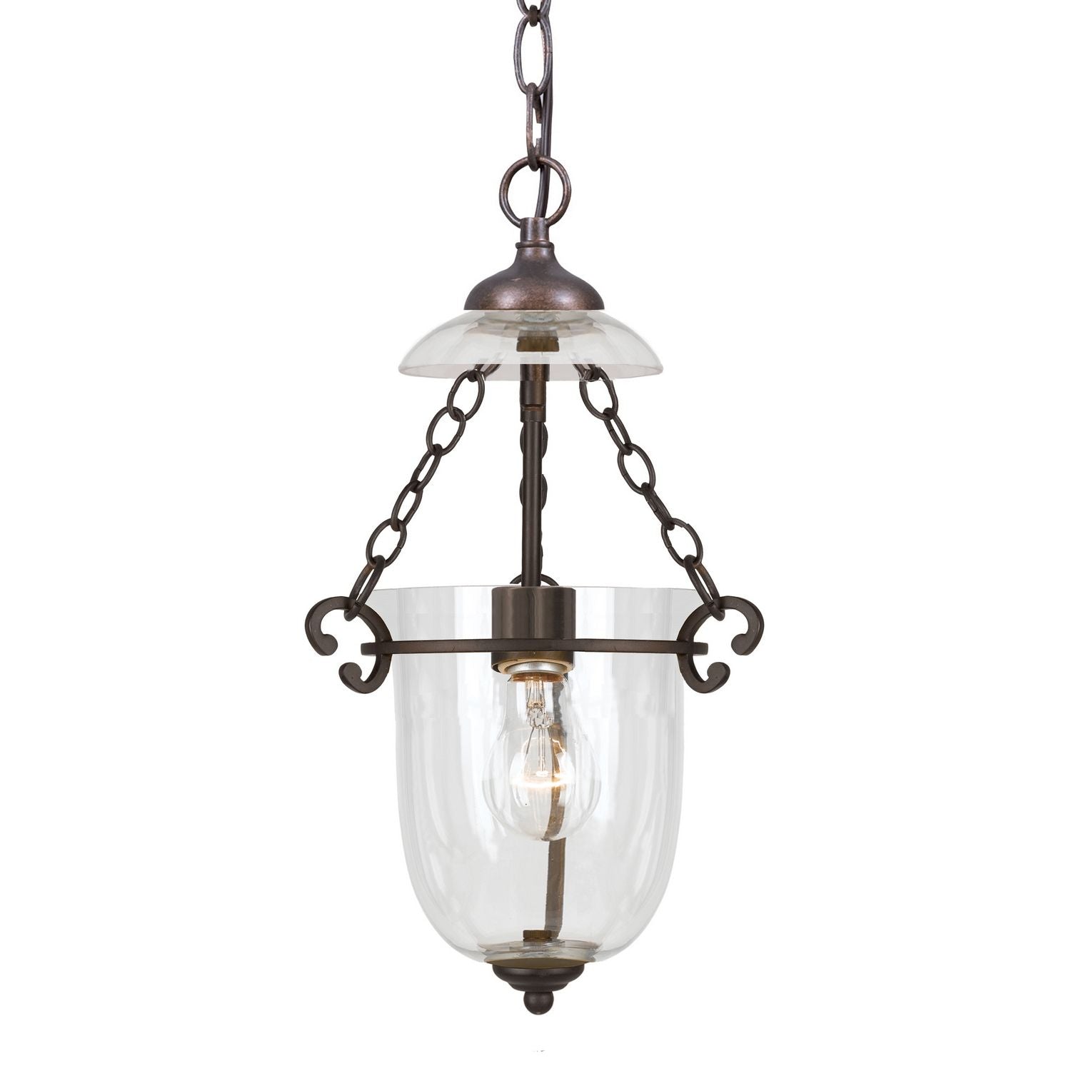 Crystorama - 5761-BU-CL - One Light Pendant - Pendant - Bronze Umber