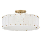 Fredrick Ramond FR47753BNG Simone Semi-Flush Mount in Burnished Gold