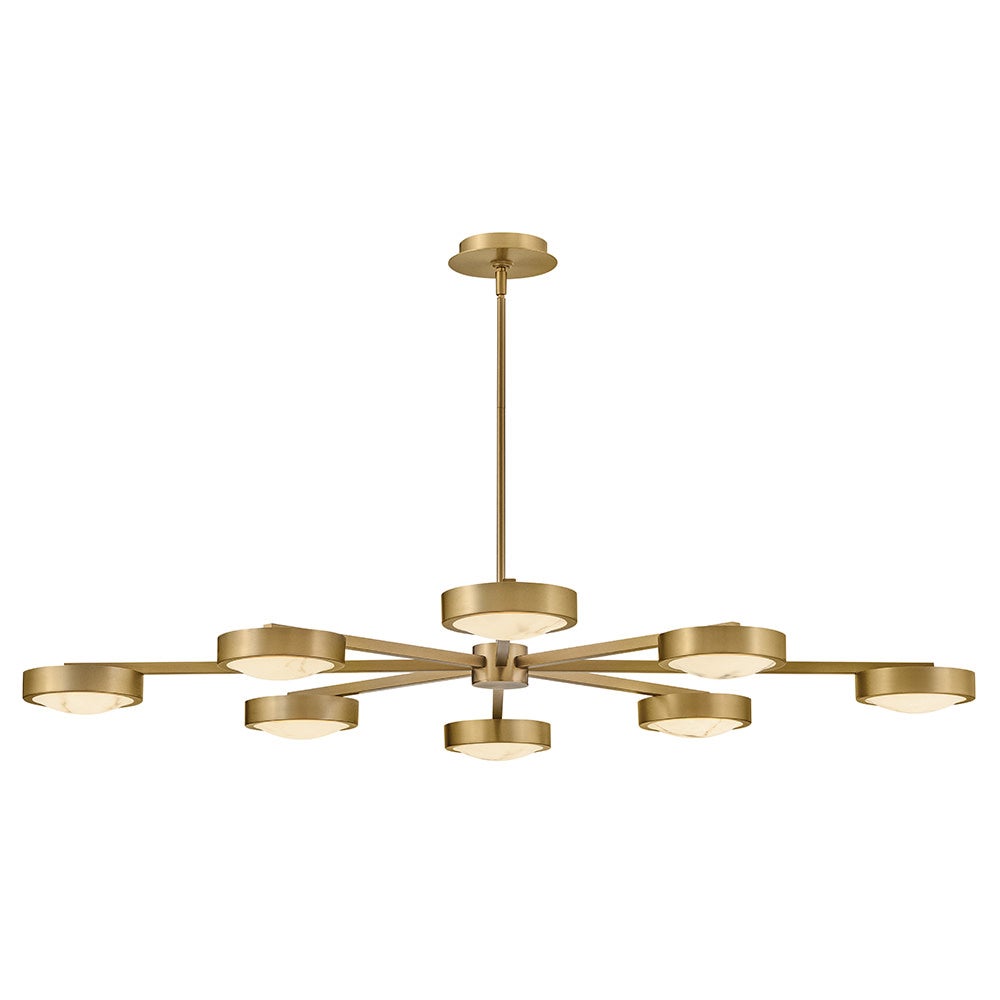 Fredrick Ramond FR31014LCB Cava LED Profil bas Suspendu/Semi-affleurant en laiton laqué