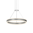 Sonneman 2303.16-J20 Double Corona LED Suspension en aluminium satiné brillant