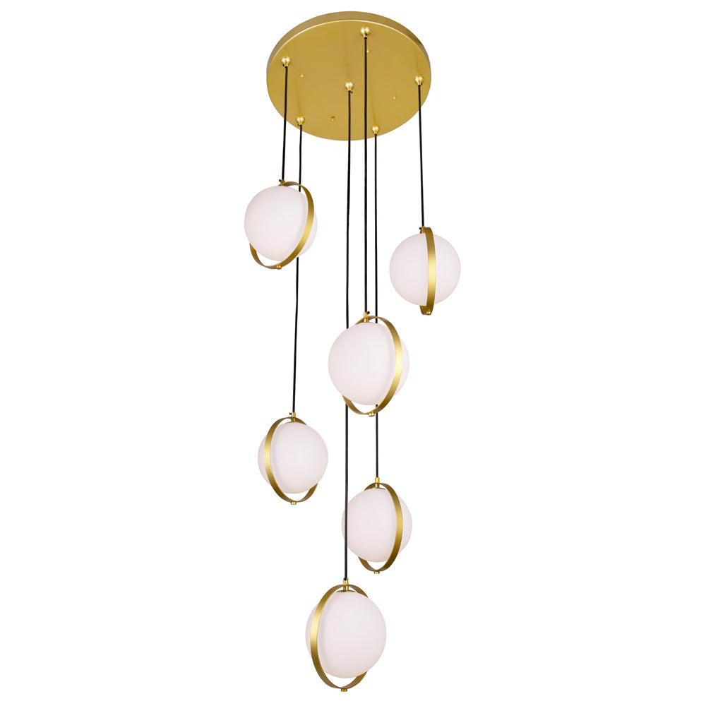 CWI Lighting Canada - 1153P24-6-169 - LED Pendant - Da Vinci - Medallion Gold