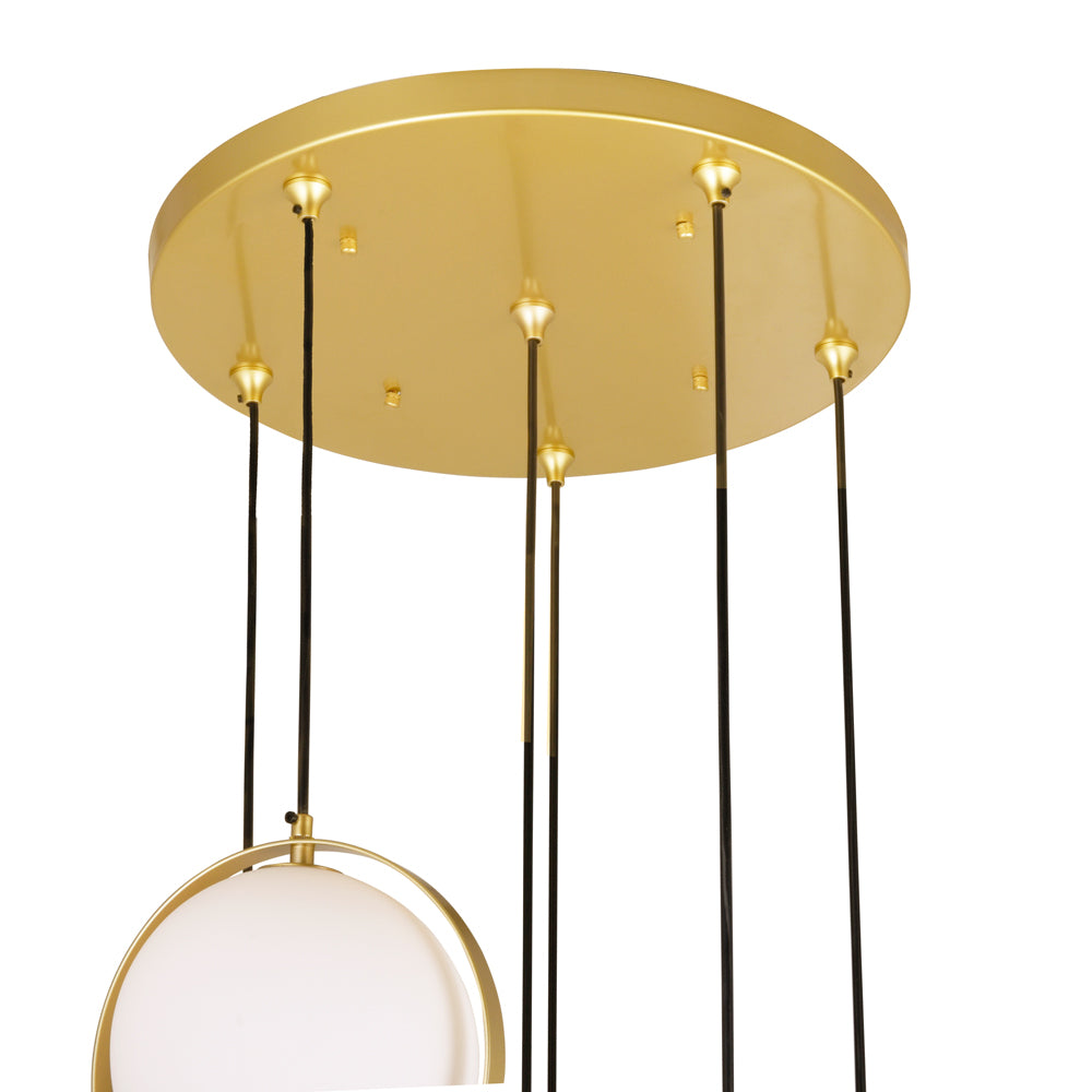 CWI Lighting Canada - 1153P24-6-169 - LED Pendant - Da Vinci - Medallion Gold