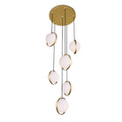CWI Lighting Canada - 1153P24-6-169 - LED Pendant - Da Vinci - Medallion Gold