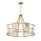 Crystorama - DAR-1018-DT - Eight Light Chandelier - Darcy - Distressed Twilight