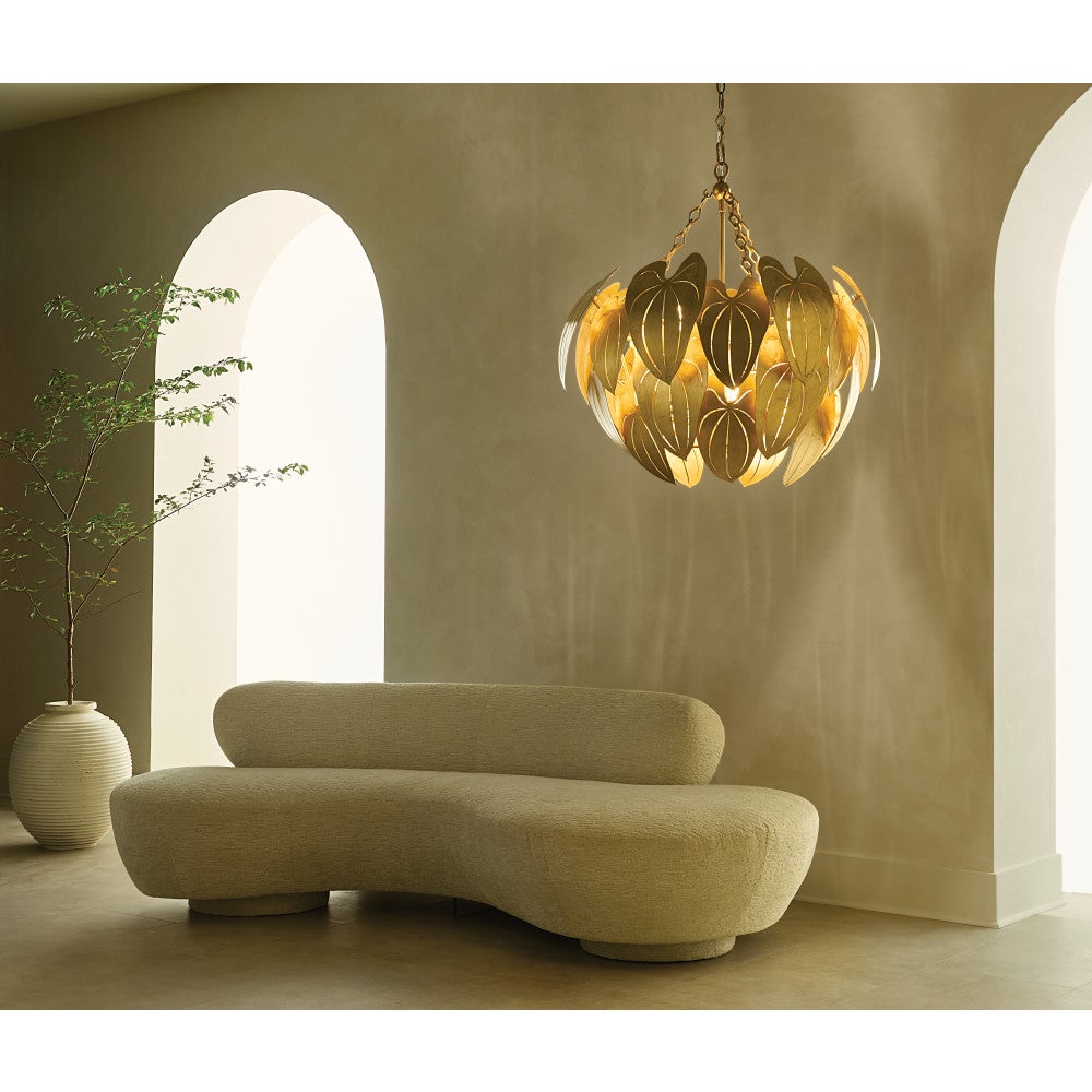 Fredrick Ramond FR47166DA Camille Botanique Suspension en laiton vieilli