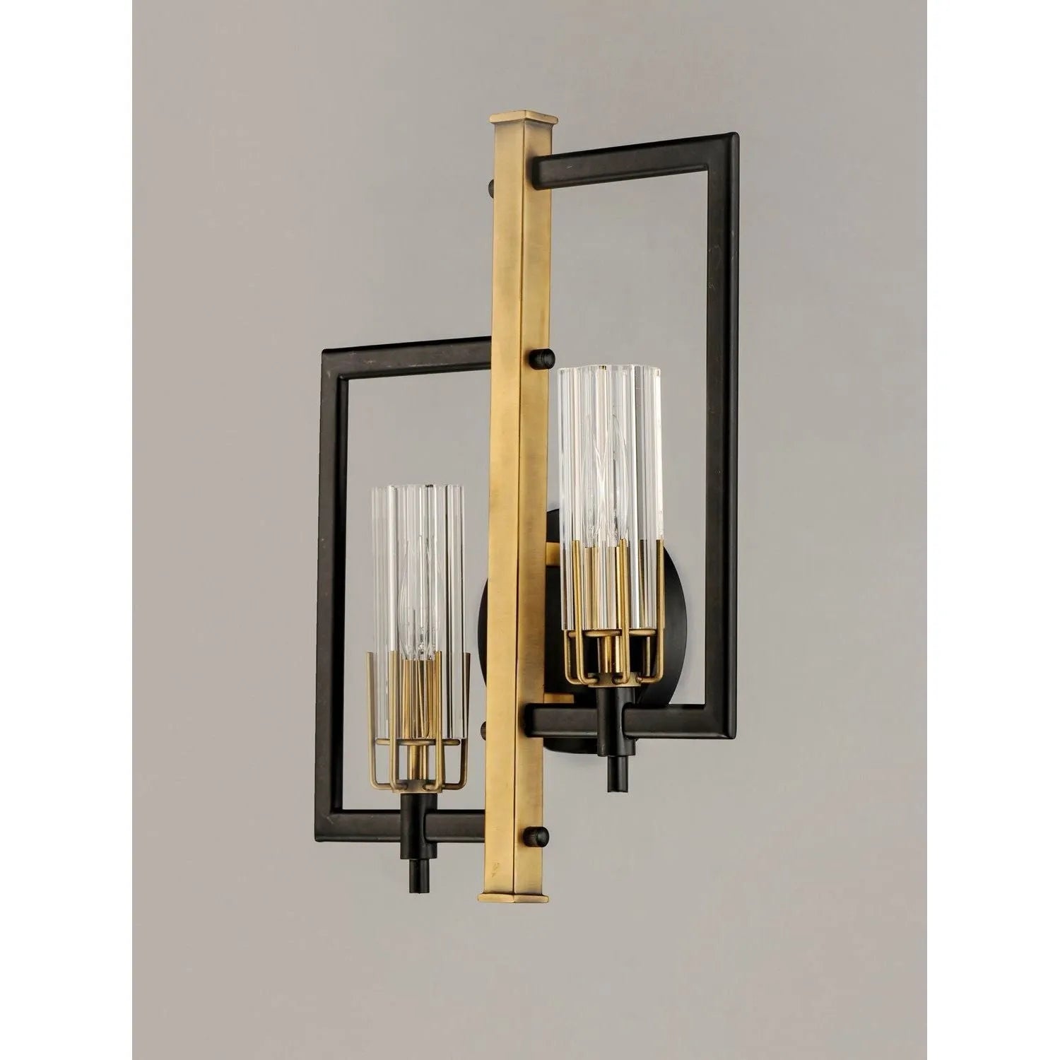 Maxim Lighting - Flambeau Wall Sconce - 16112CLBKAB | Montreal Lighting & Hardware