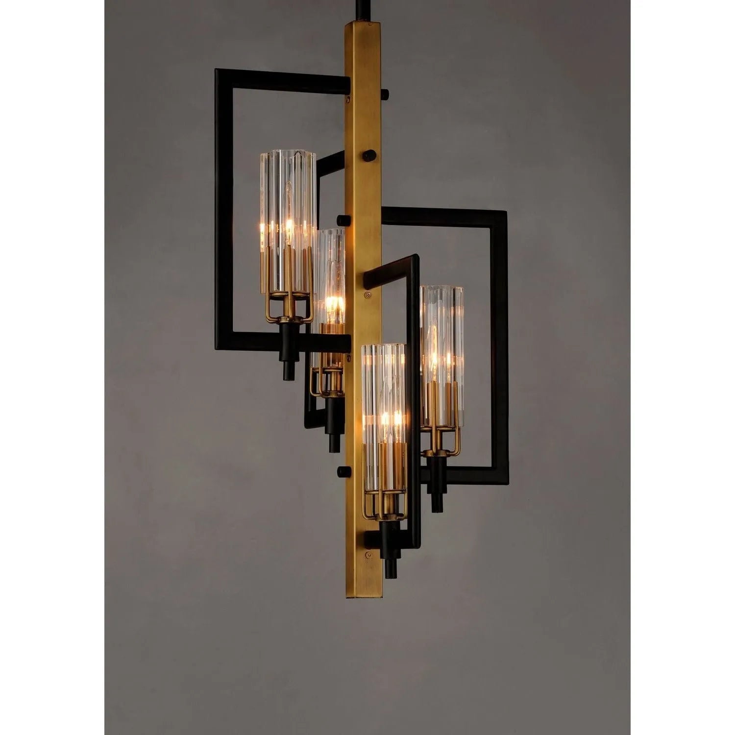 Maxim Lighting - Flambeau Chandelier - 16114CLBKAB | Montreal Lighting & Hardware