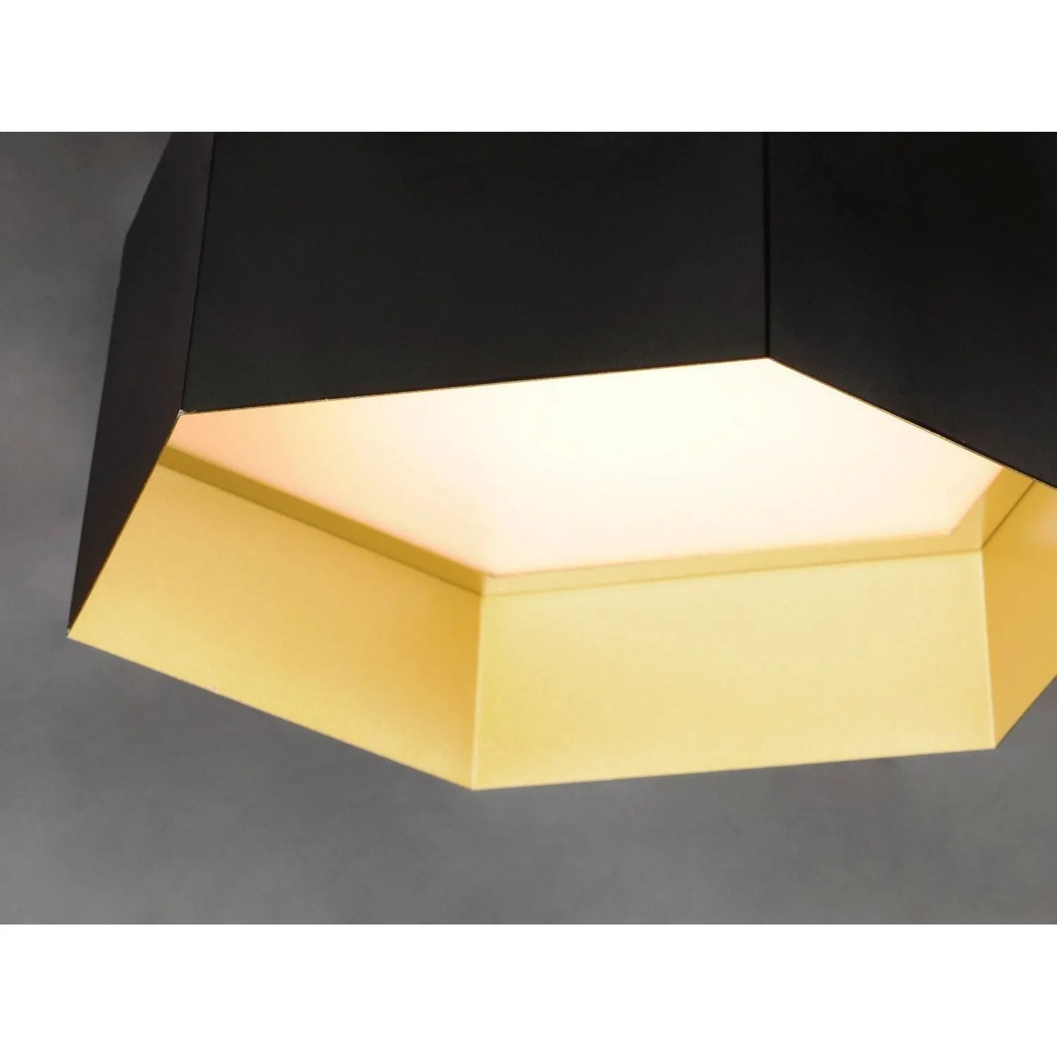 Maxim Lighting - Honeycomb LED Flush Mount - 30330BKGLD | Montreal Lighting & Hardware