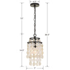 Crystorama - BRI-3000-DB - One Light Mini Chandelier - Brielle - Dark Bronze