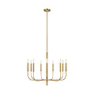 Visual Comfort Studio Canada - EC1009BBS - Nine Light Chandelier - Brianna - Burnished Brass