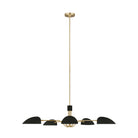 Visual Comfort Studio Canada - EC1025MBK - Five Light Chandelier - Jane - Midnight Black
