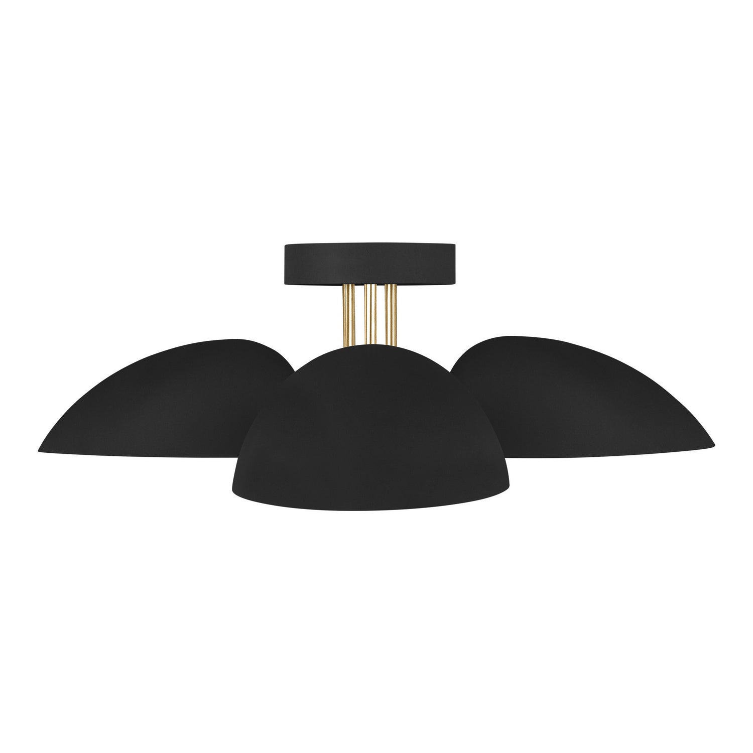 Visual Comfort Studio Canada - EF1023MBK - Three Light Flush Mount - Jane - Midnight Black