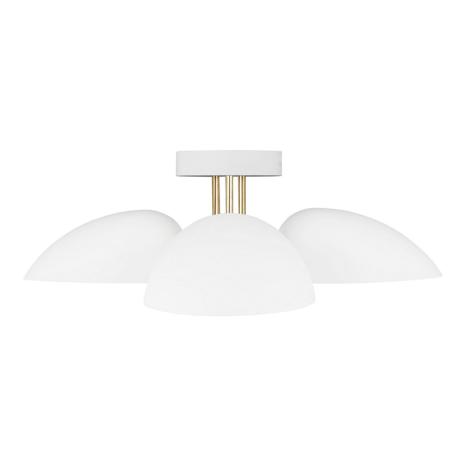 Visual Comfort Studio Canada - EF1023MWT - Three Light Flush Mount - Jane - Matte White