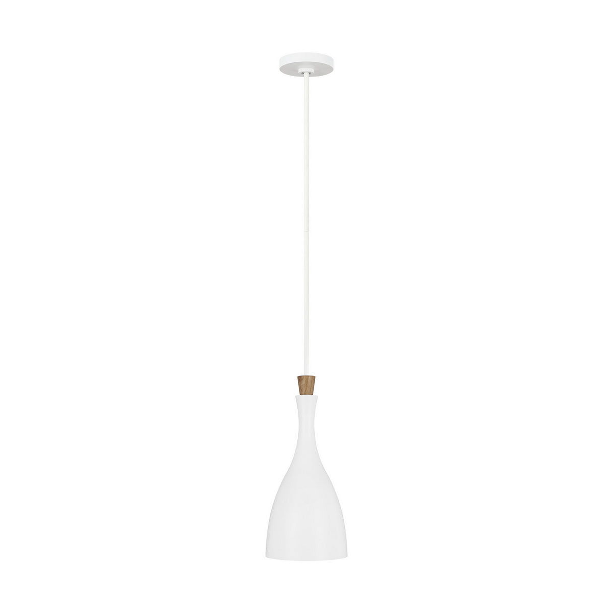 Visual Comfort Studio Canada - EP1131MWT - One Light Pendant - Darwin - Matte White