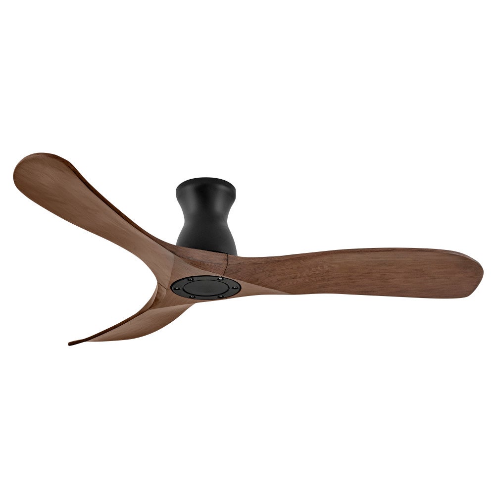 Luminaire encastré intelligent à DEL Hinkley Lighting 903456FWB-LDD Swell Ventilateur  Noir mat / Noyer