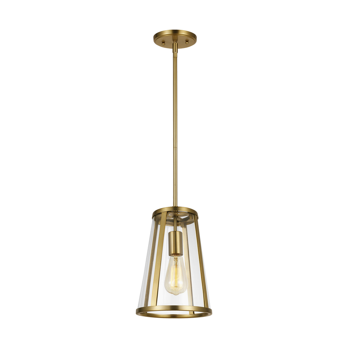 Visual Comfort Studio Canada - P1287BBS - One Light Pendant - Harrow - Burnished Brass