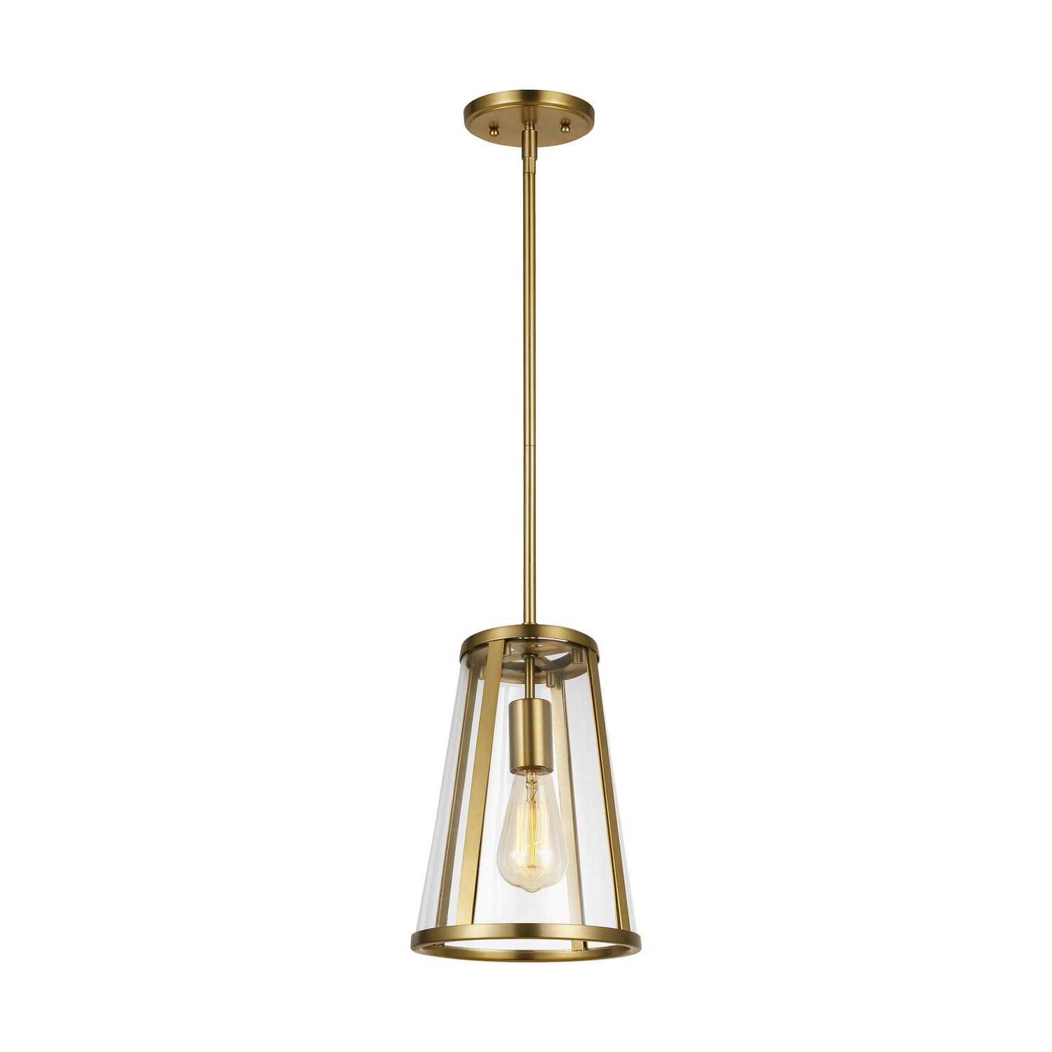 Visual Comfort Studio Canada - P1287BBS - One Light Pendant - Harrow - Burnished Brass
