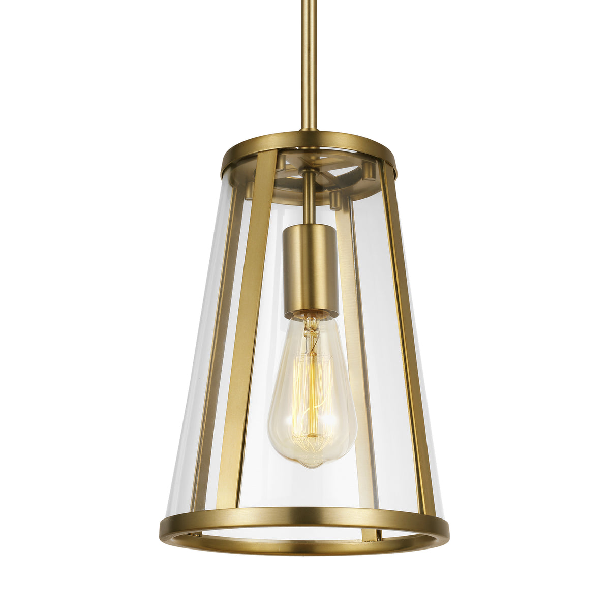 Visual Comfort Studio Canada - P1287BBS - One Light Pendant - Harrow - Burnished Brass