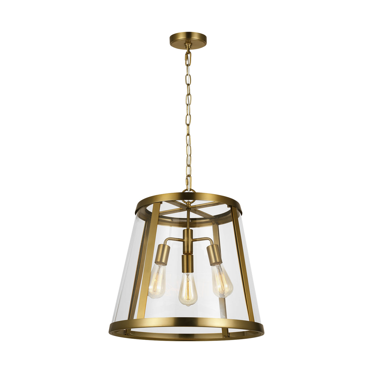 Visual Comfort Studio Canada - P1288BBS - Three Light Pendant - Harrow - Burnished Brass