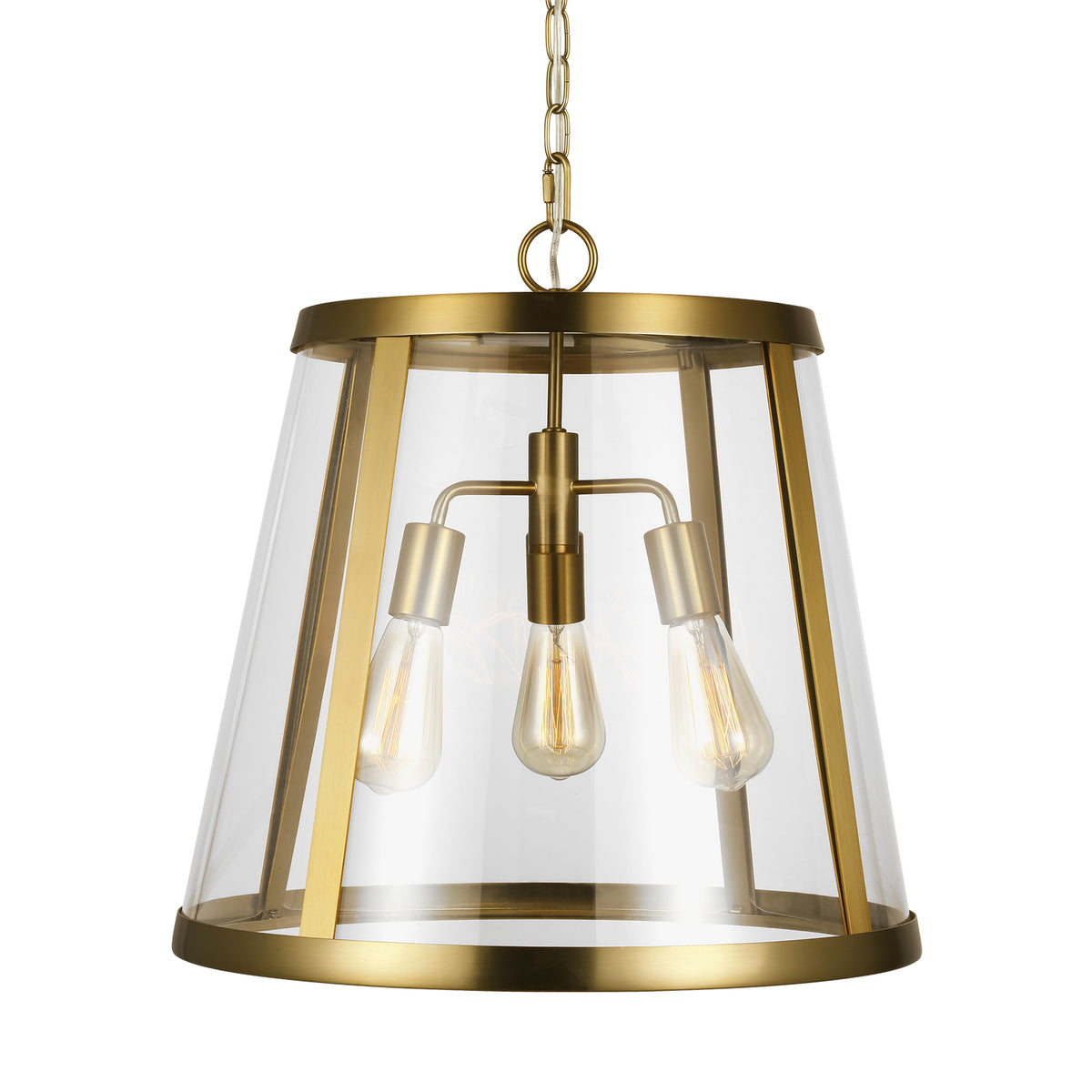 Visual Comfort Studio Canada - P1288BBS - Three Light Pendant - Harrow - Burnished Brass