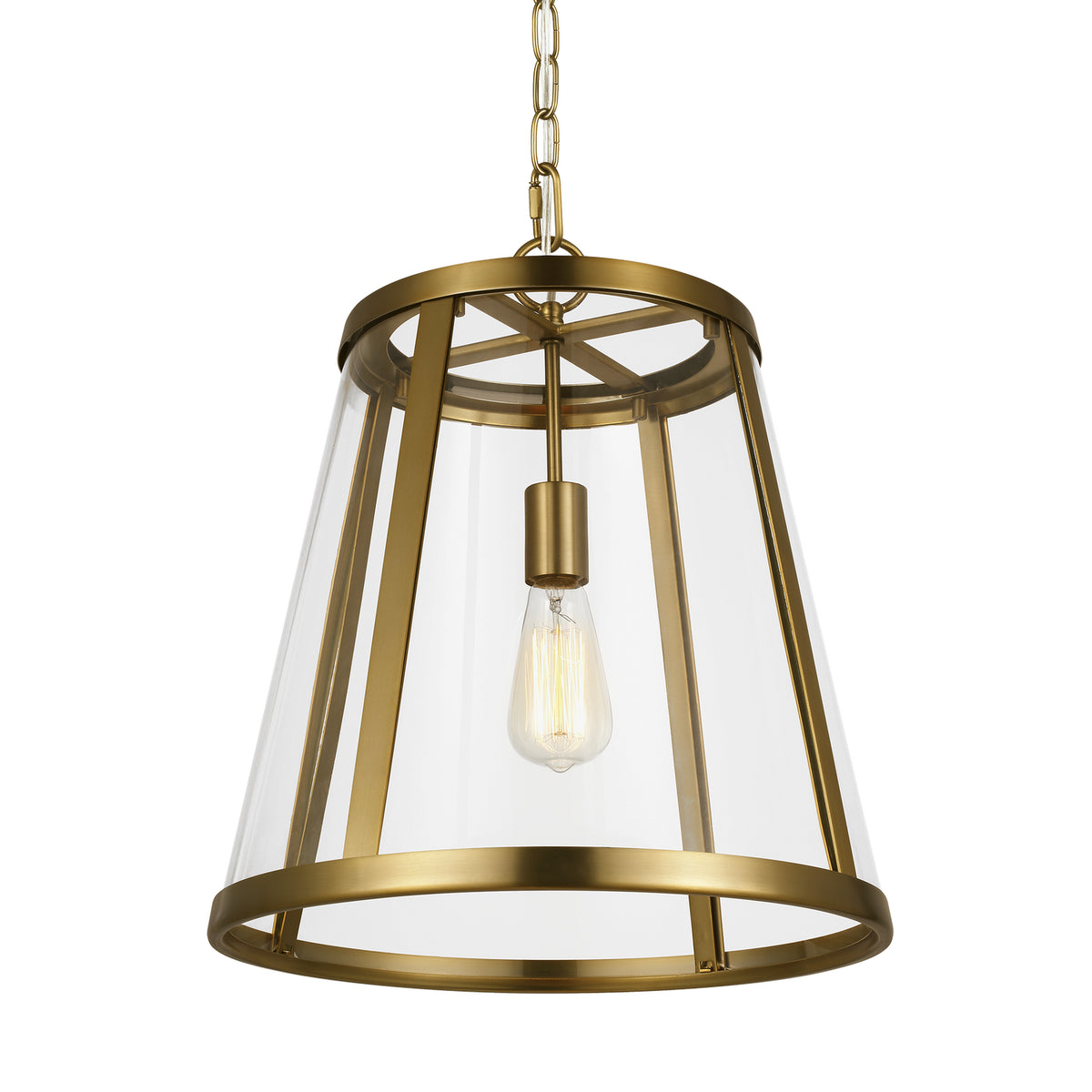 Visual Comfort Studio Canada - P1289BBS - One Light Pendant - Harrow - Burnished Brass