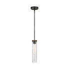 Visual Comfort Studio Canada - P1510DWK/SGM - One Light Pendant - Angelo - Distressed Weathered Oak / Slate Grey Metal