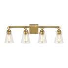 Visual Comfort Studio Canada - VS24704BBS - Four Light Vanity - Monterro - Burnished Brass