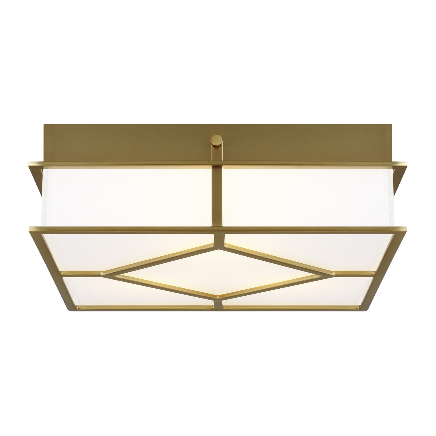 Visual Comfort Studio Canada - AF1063BBS - Three Light Flush Mount - Transom - Burnished Brass