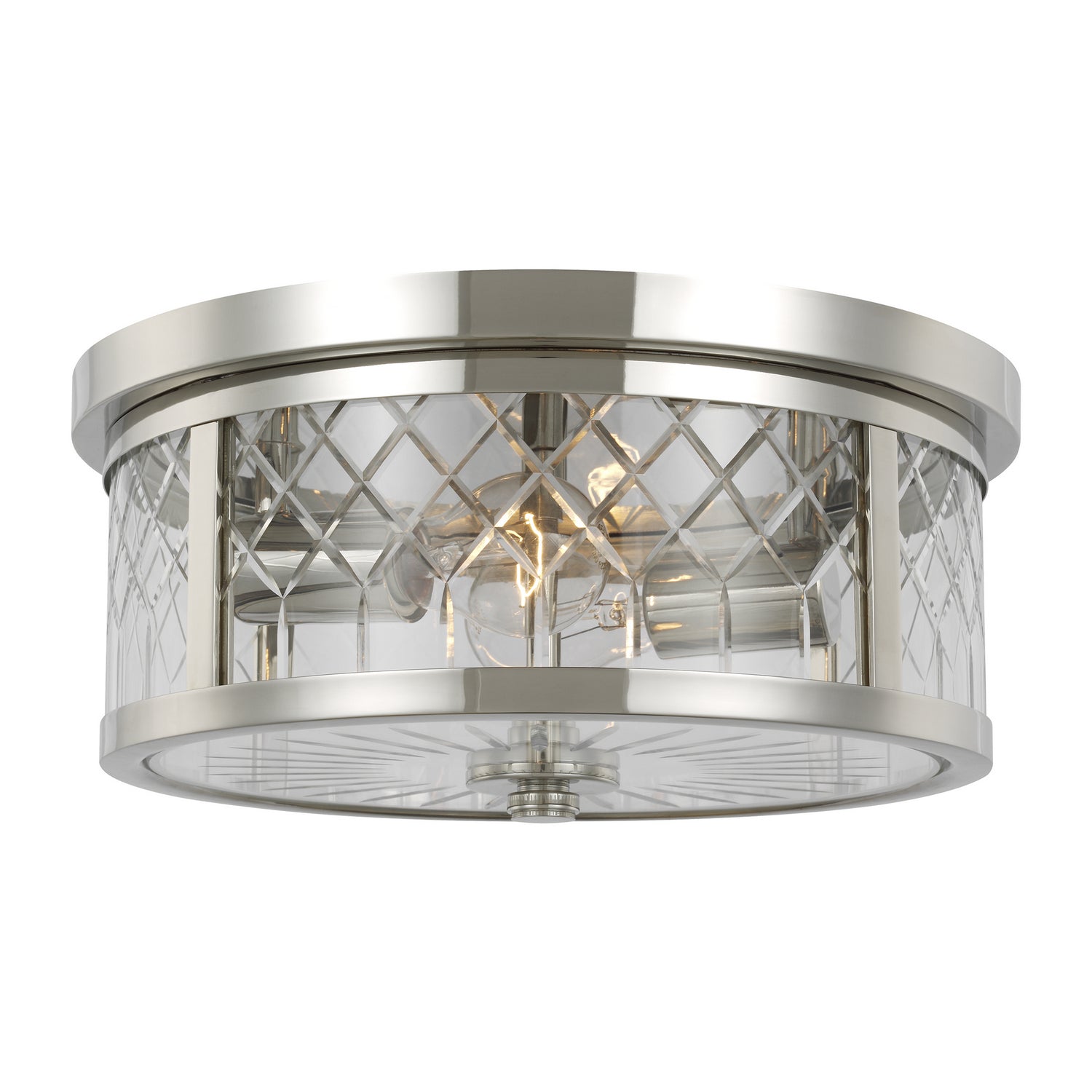 Visual Comfort Studio Canada - AF1072BBS - Two Light Flush Mount - Alec - Burnished Brass