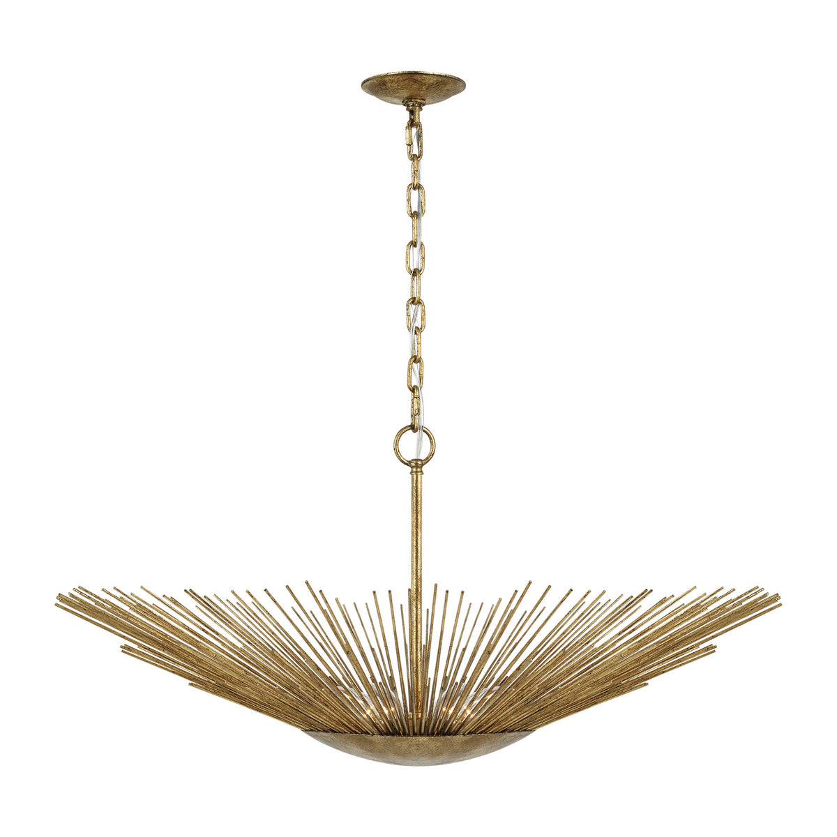 Visual Comfort Studio Canada - AP1084ADB - Four Light Pendant - Helios - Antique Gild