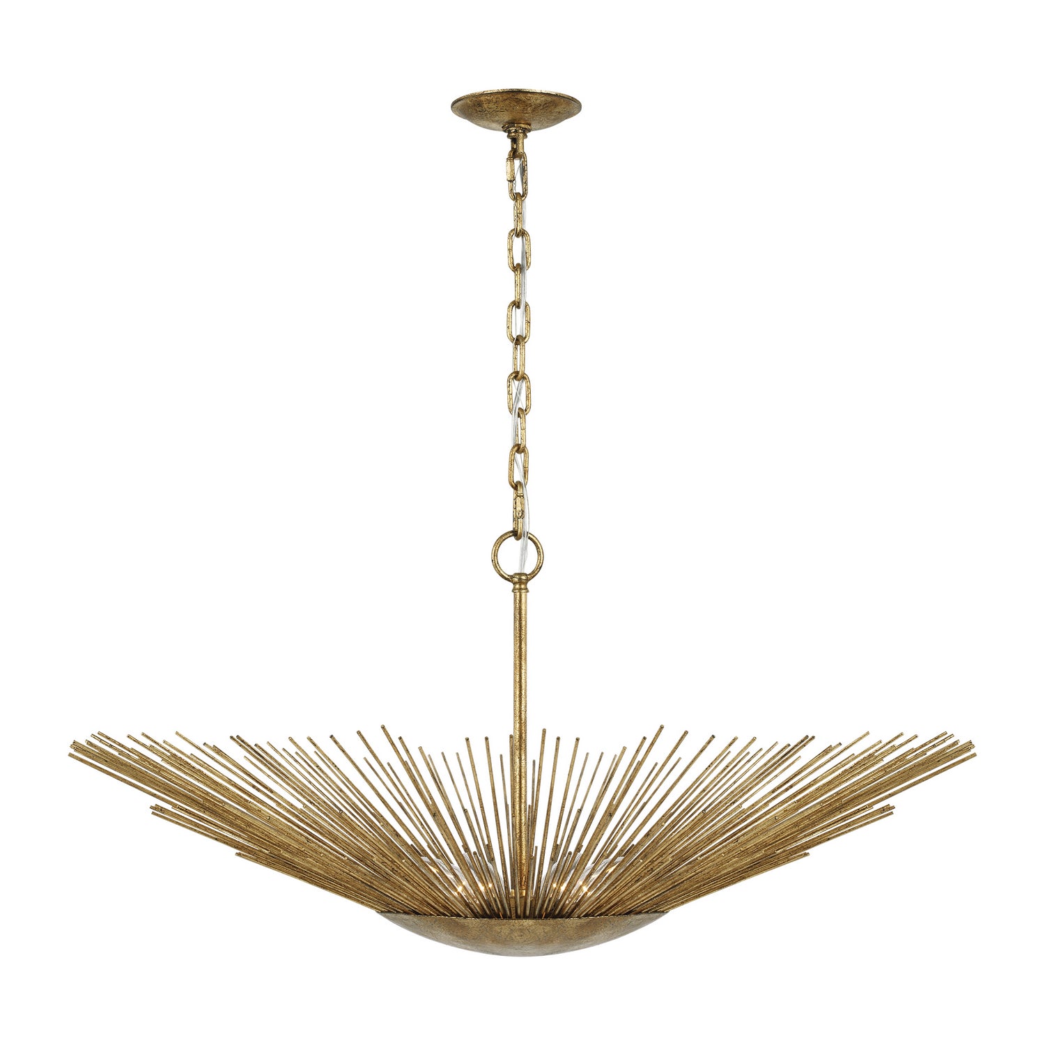 Visual Comfort Studio Canada - AP1084ADB - Four Light Pendant - Helios - Antique Gild