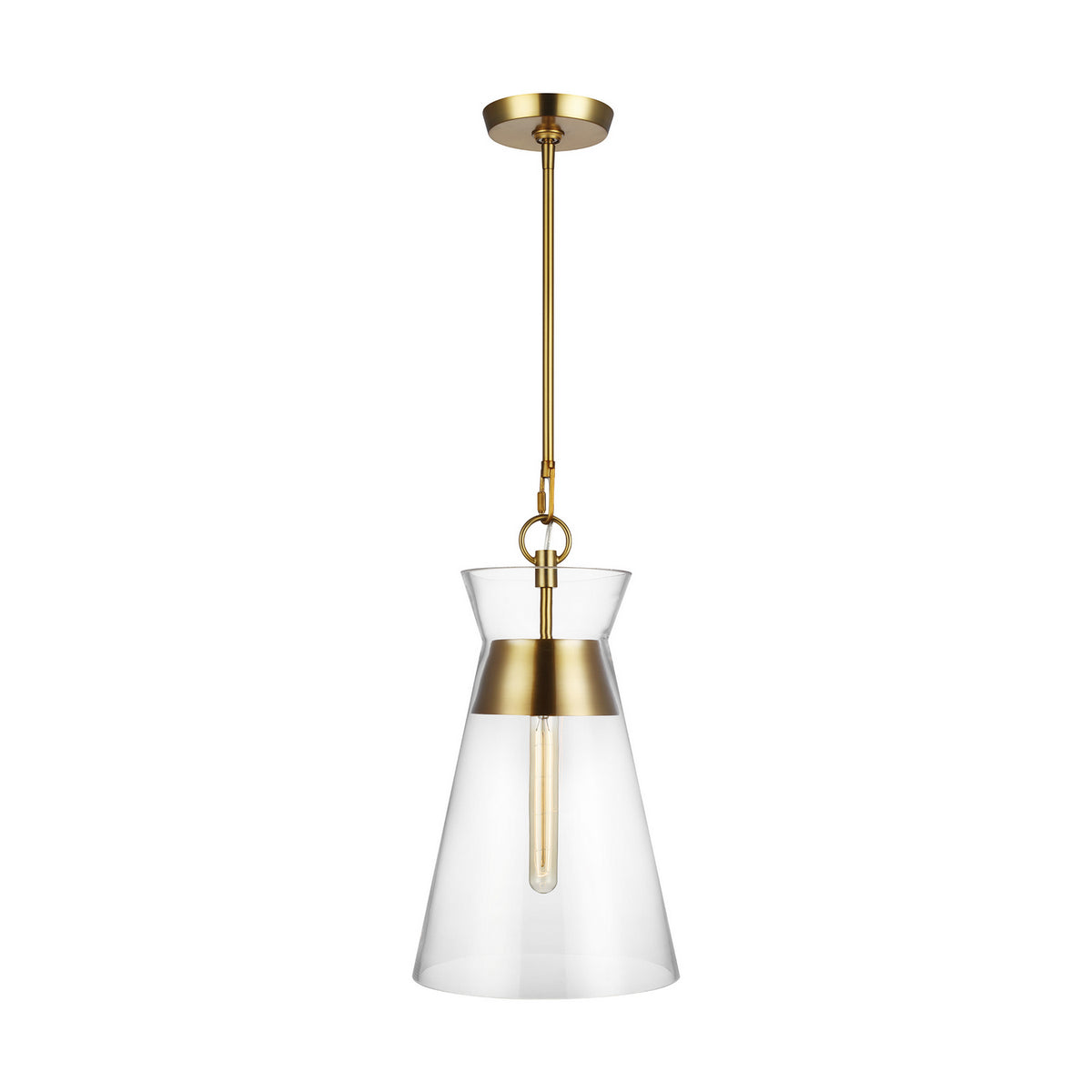 Visual Comfort Studio Canada - CP1021BBS - One Light Pendant - Atlantic - Burnished Brass