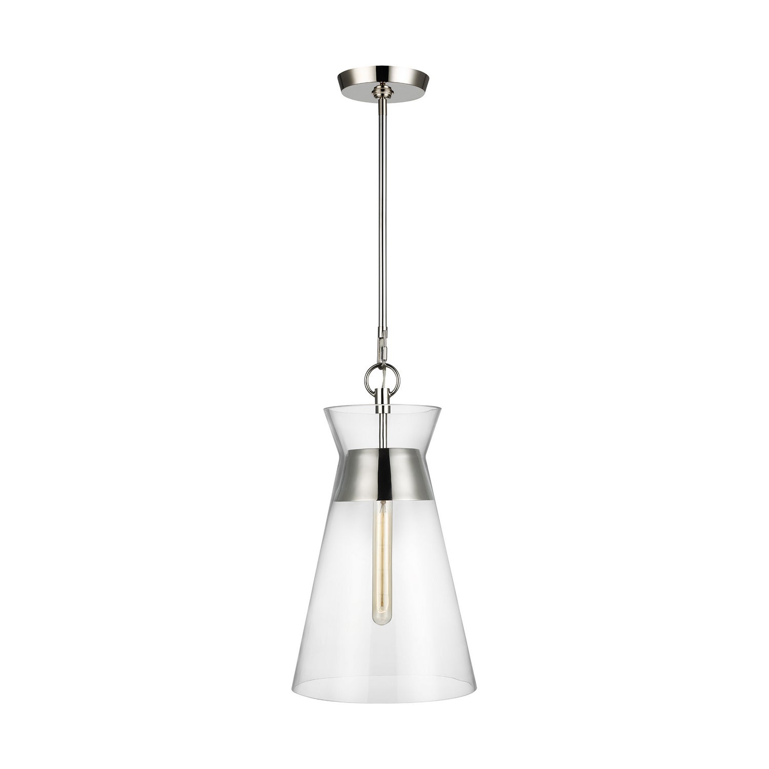 Visual Comfort Studio Canada - CP1021PN - One Light Pendant - Atlantic - Polished Nickel