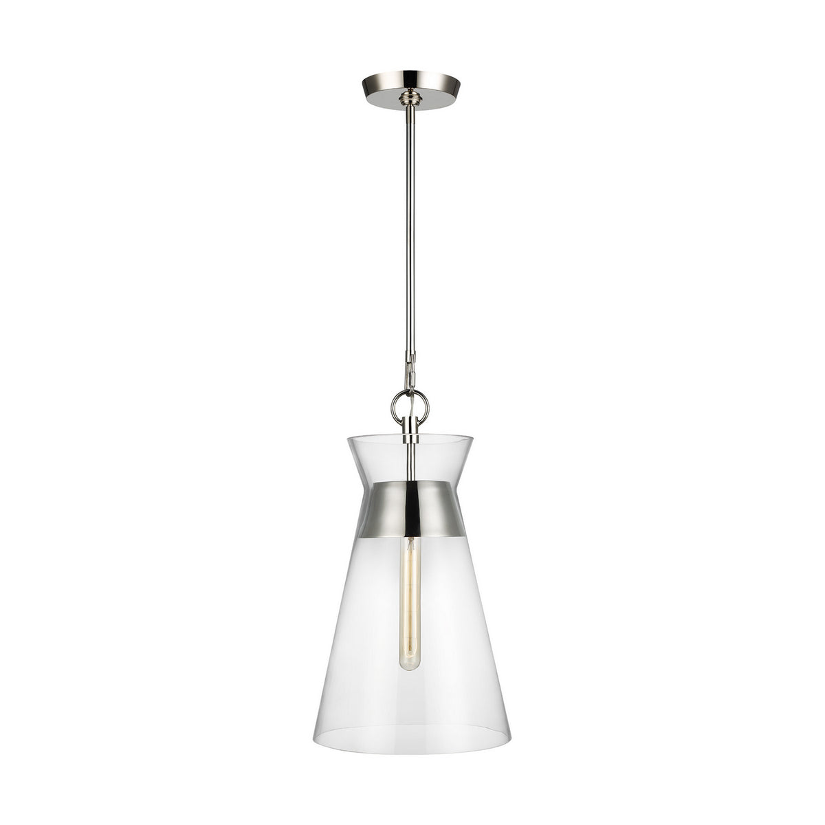 Visual Comfort Studio Canada - CP1021PN - One Light Pendant - Atlantic - Polished Nickel