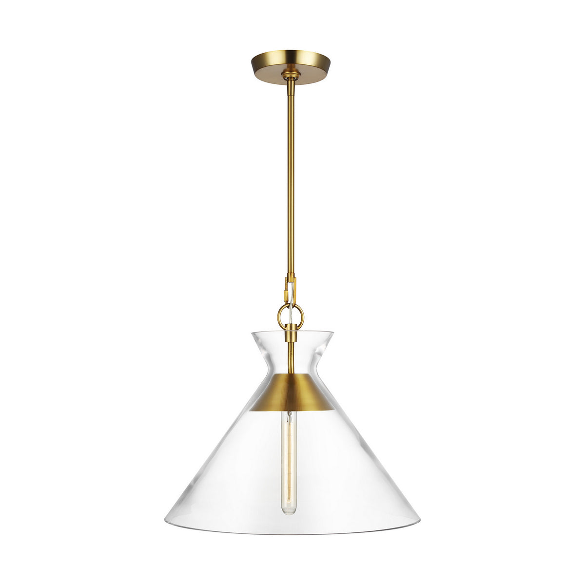 Visual Comfort Studio Canada - CP1031BBS - One Light Pendant - Atlantic - Burnished Brass