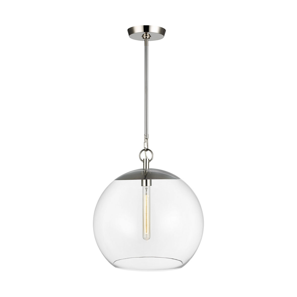 Visual Comfort Studio Canada - CP1041PN - One Light Pendant - Atlantic - Polished Nickel