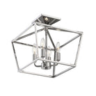 Savoy House - 6-328-4-109 - Four Light Semi-Flush Mount - Townsend - Polished Nickel